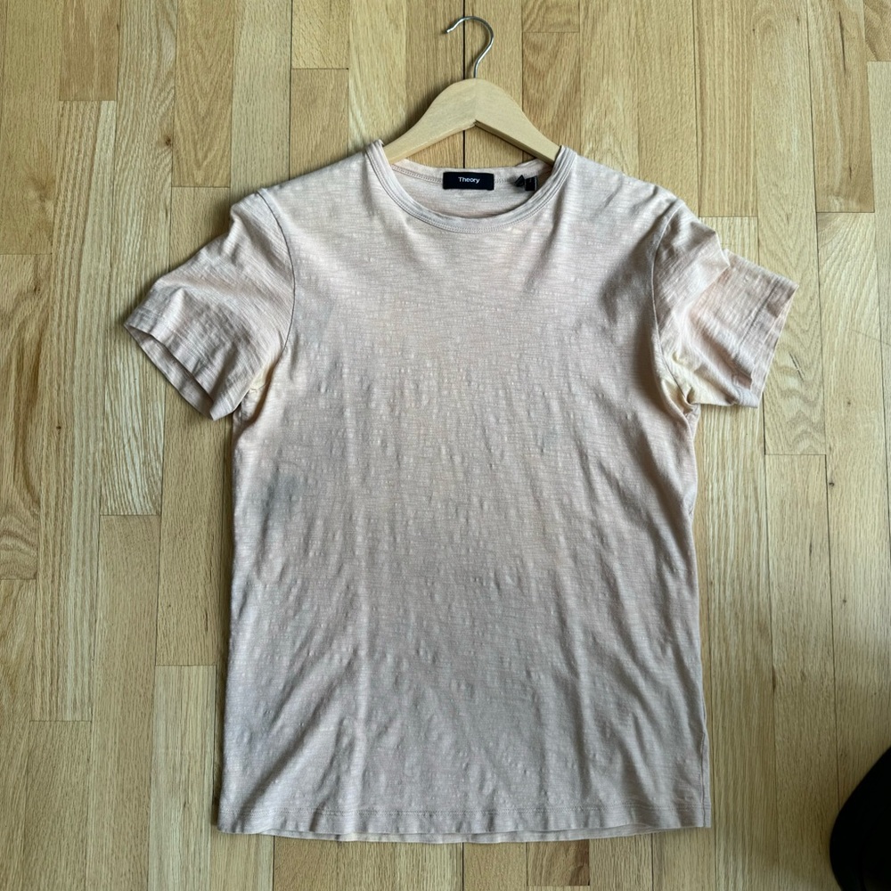 Pink/cream Theory t-shirt